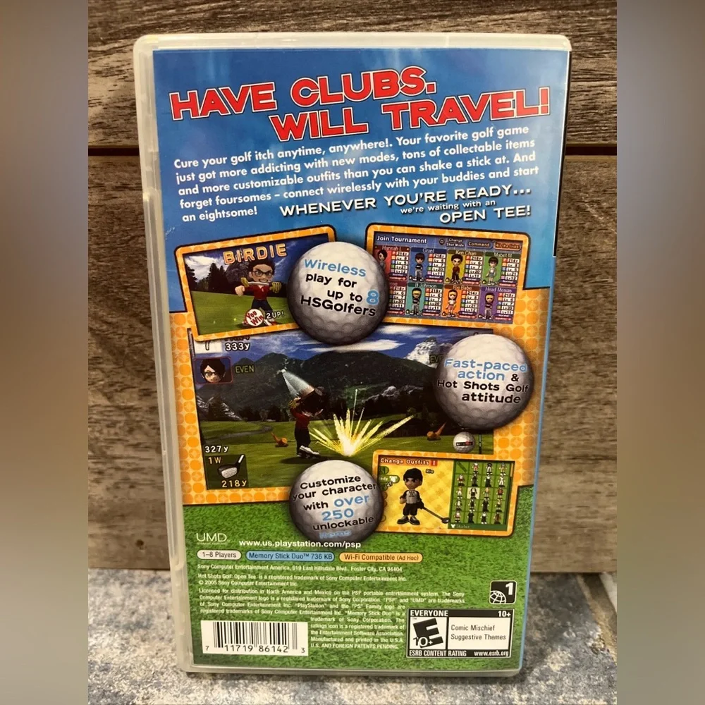 5 for $60 hot shots golf open tee for the Sony PSP - Picture 4 of 4